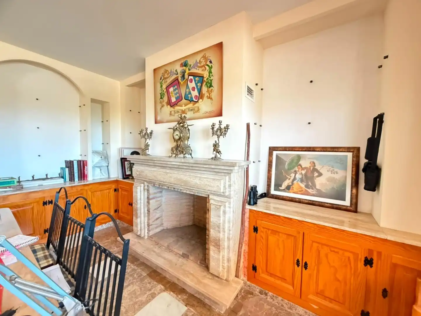 Sala d'estar de Casa o xalet en venda en Mutxamel amb Terrassa i Piscina