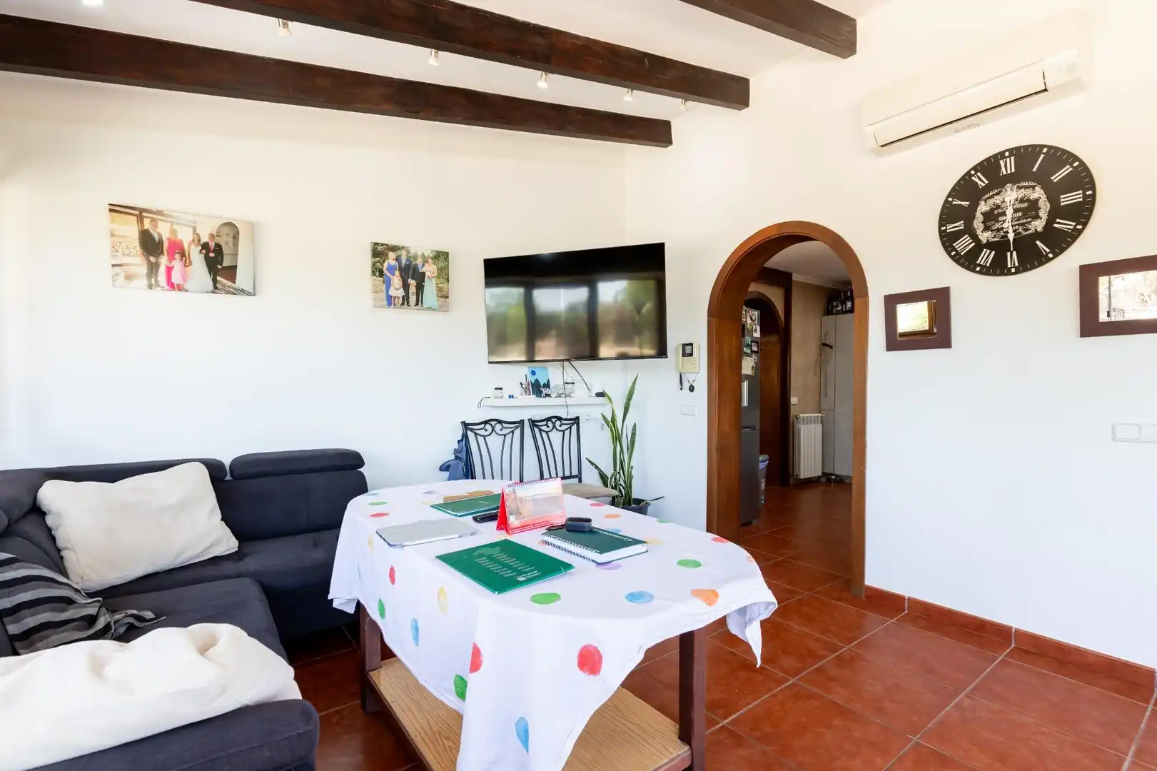 Living room of Country homes for sale in Selva  with Air Conditioner, Heating and Private garden