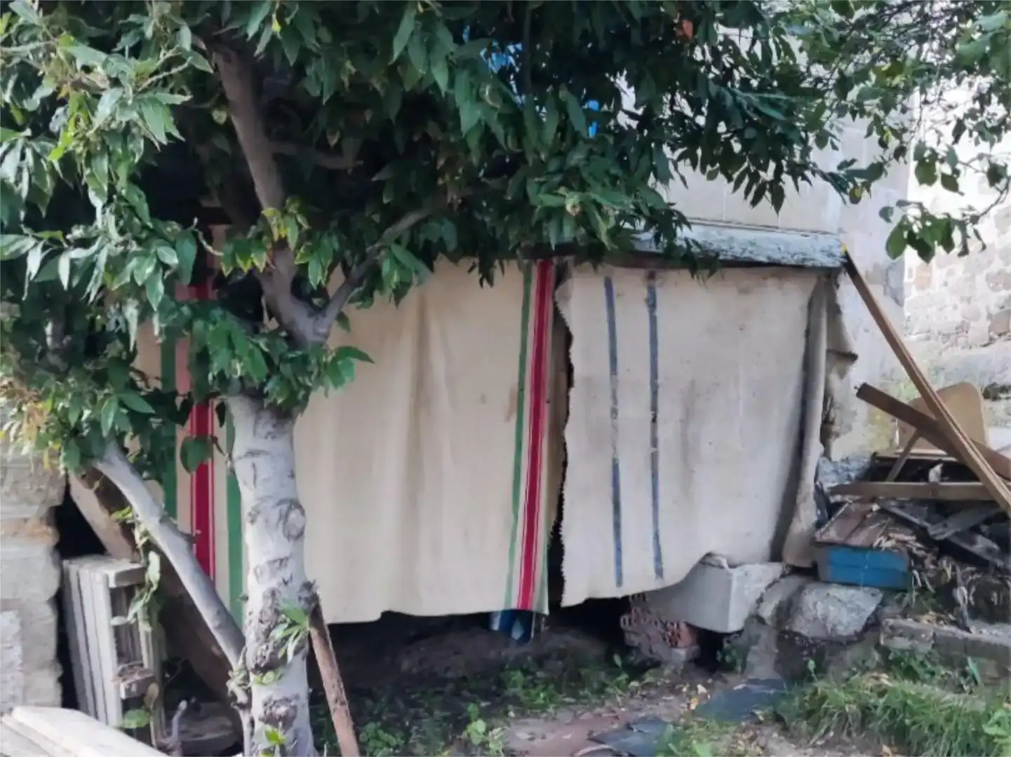 Vista exterior de Casa adosada en venda en Galende amb Jardí privat