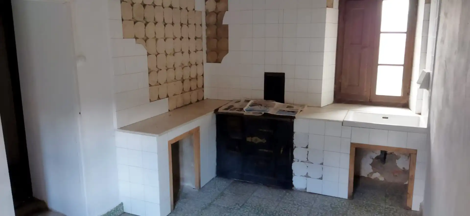 Cocina de Casa adosada en venta en Ramales de la Victoria con Jardín privado y Balcón