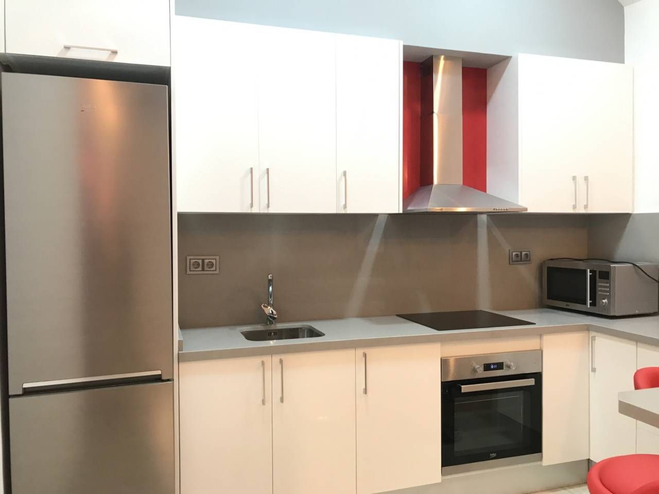 Kitchen of Study for sale in  Barcelona Capital  with Parquet flooring and Furnished