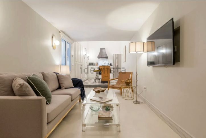 Sala d'estar de Dúplex de lloguer en  Madrid Capital amb Aire condicionat, Calefacció i Terrassa