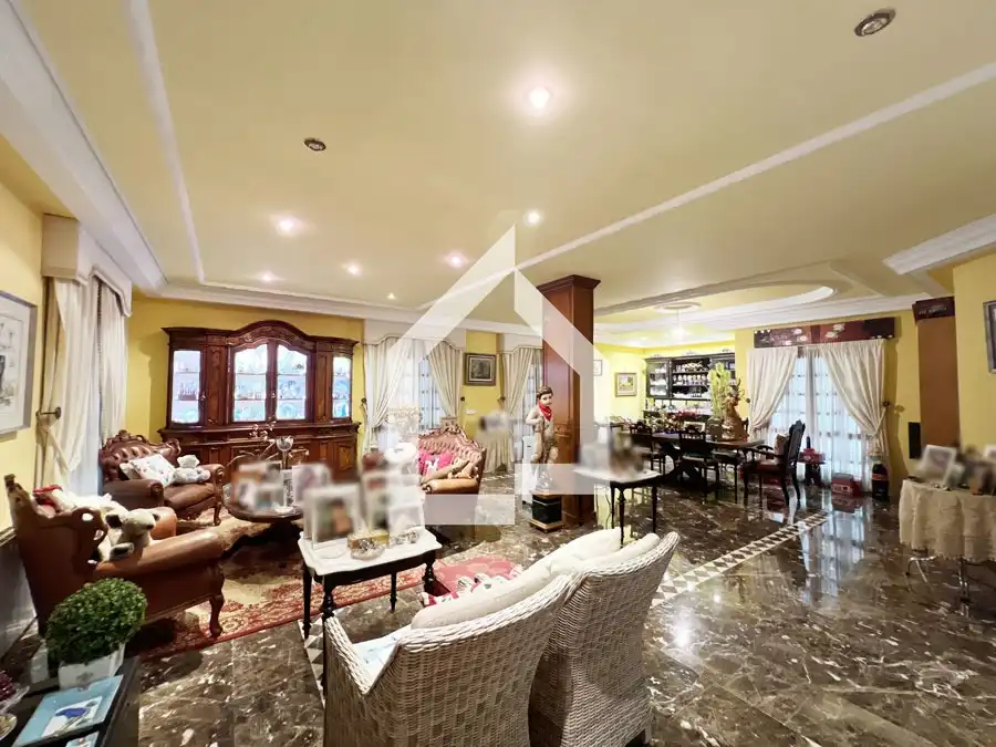 Living room of Houses for sale in San Vicente del Raspeig / Sant Vicent del Raspeig  with Air Conditioner, Heating and Private garden