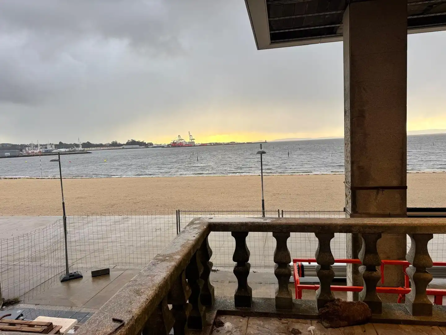Terrasse von Wohnung zum Verkauf in Vilagarcía de Arousa mit Heizung