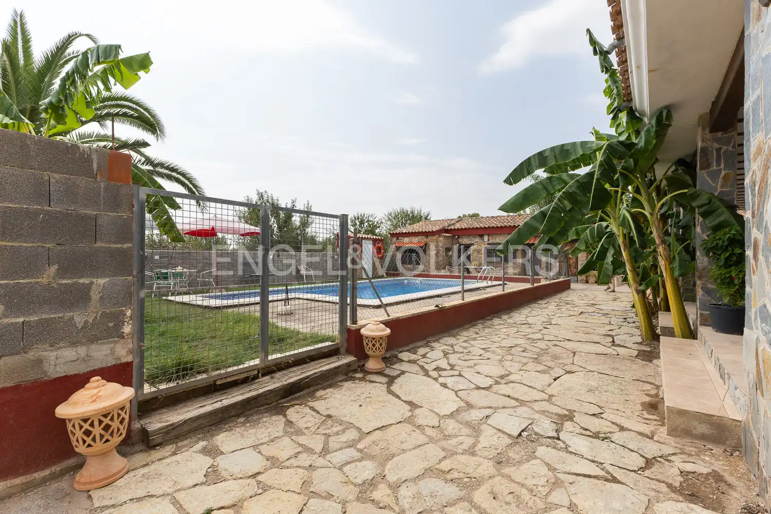 Vista exterior de Casa o chalet en venta en Casinos con Calefacción, Jardín privado y Terraza