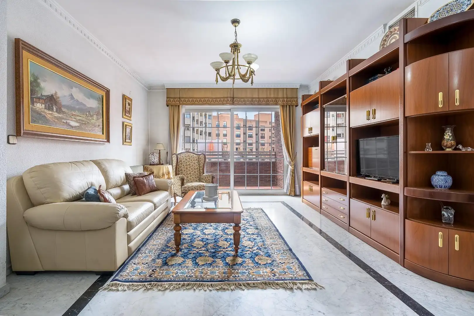Living room of Flat for sale in Granada  with Air Conditioner and Heating