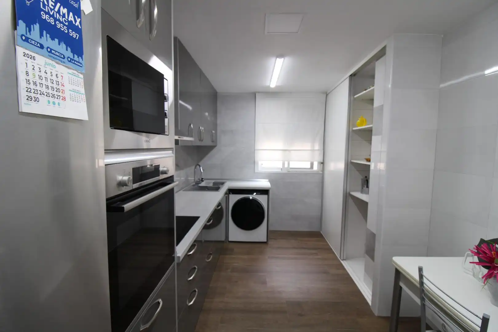 Cocina de Piso de alquiler en Murcia con Aire acondicionado