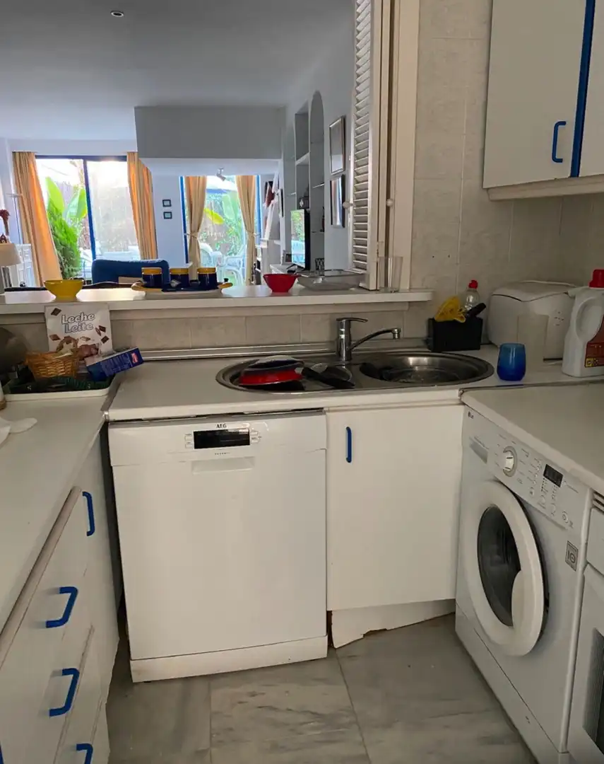 Cuina de Dúplex de lloguer en Marbella amb Aire condicionat, Calefacció i Moblat