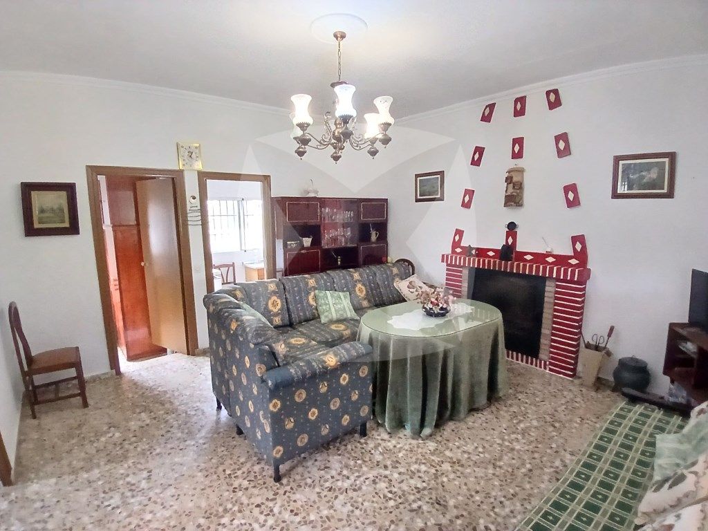 Sala d'estar de Casa o xalet en venda en Badajoz Capital amb Aire condicionat, Jardí privat i Terrassa