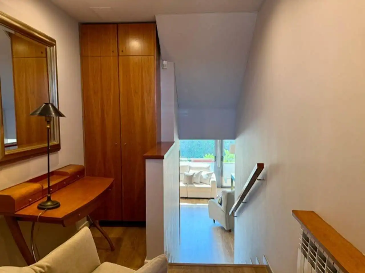 Terraza de Piso de alquiler en Sabadell con Aire acondicionado, Calefacción y Parquet