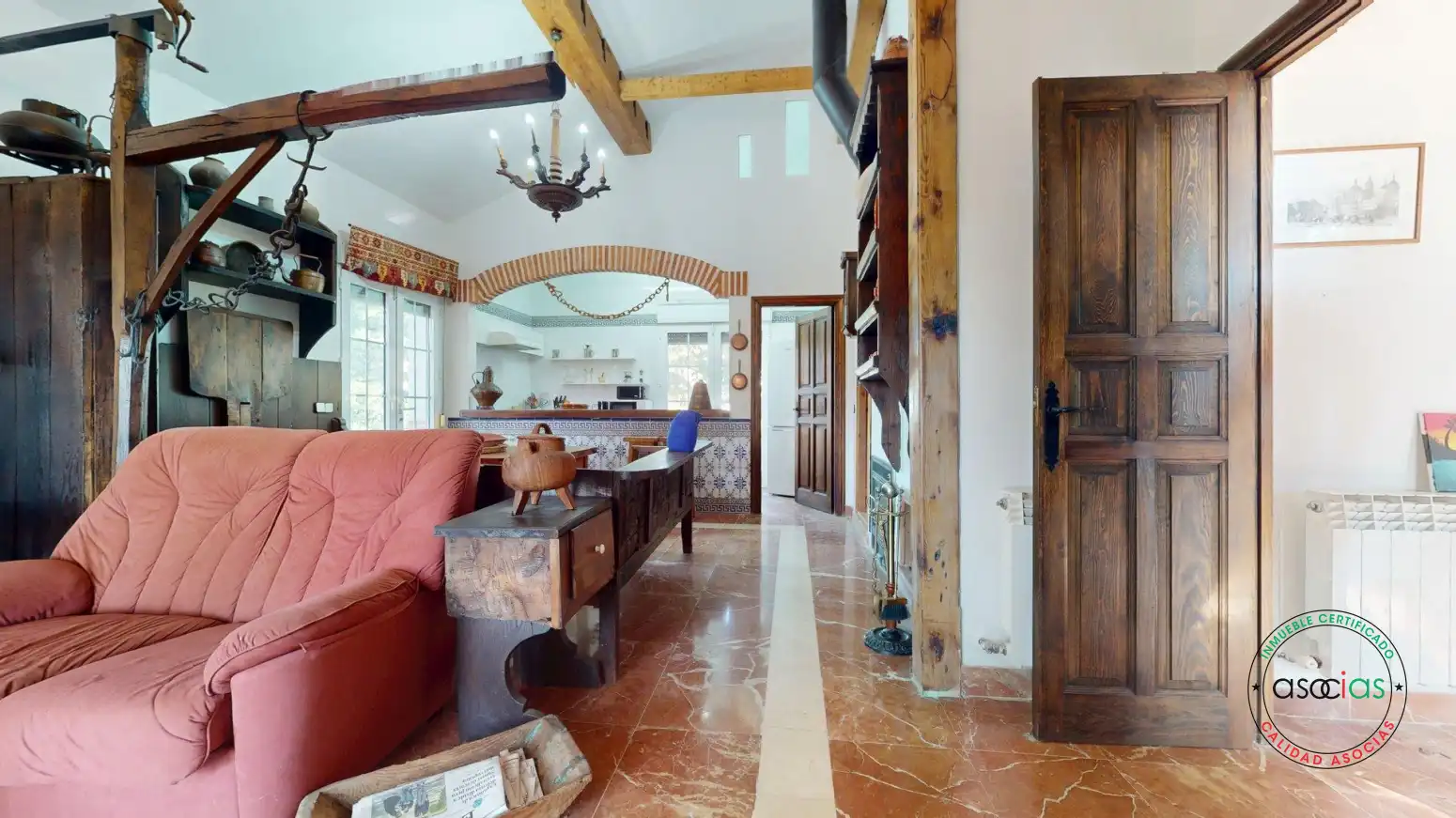 Cuina de Casa o xalet en venda en Juarros de Voltoya amb Calefacció i Traster