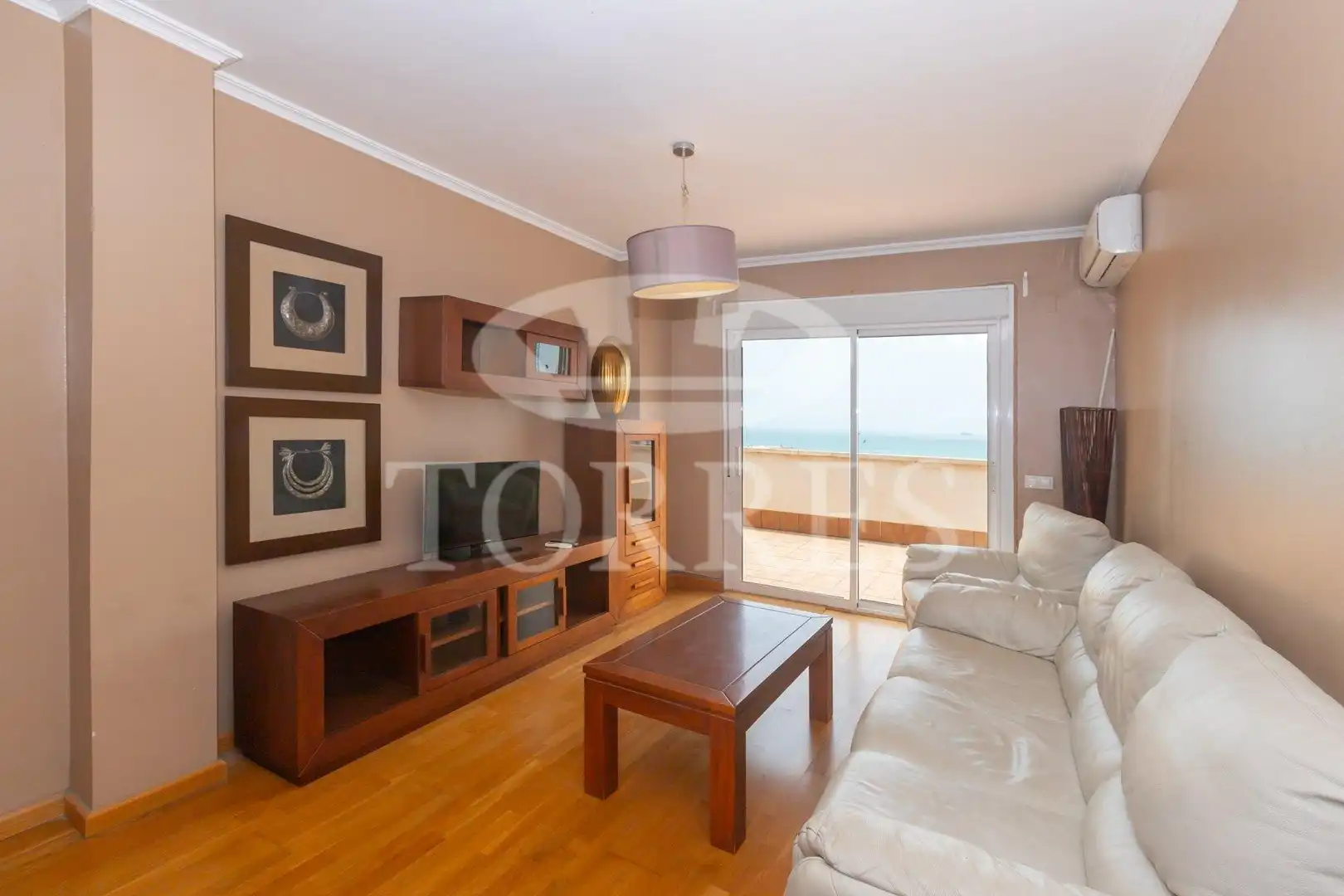Sala de estar de Ático en venta en Málaga con Aire acondicionado, Calefacción y Terraza