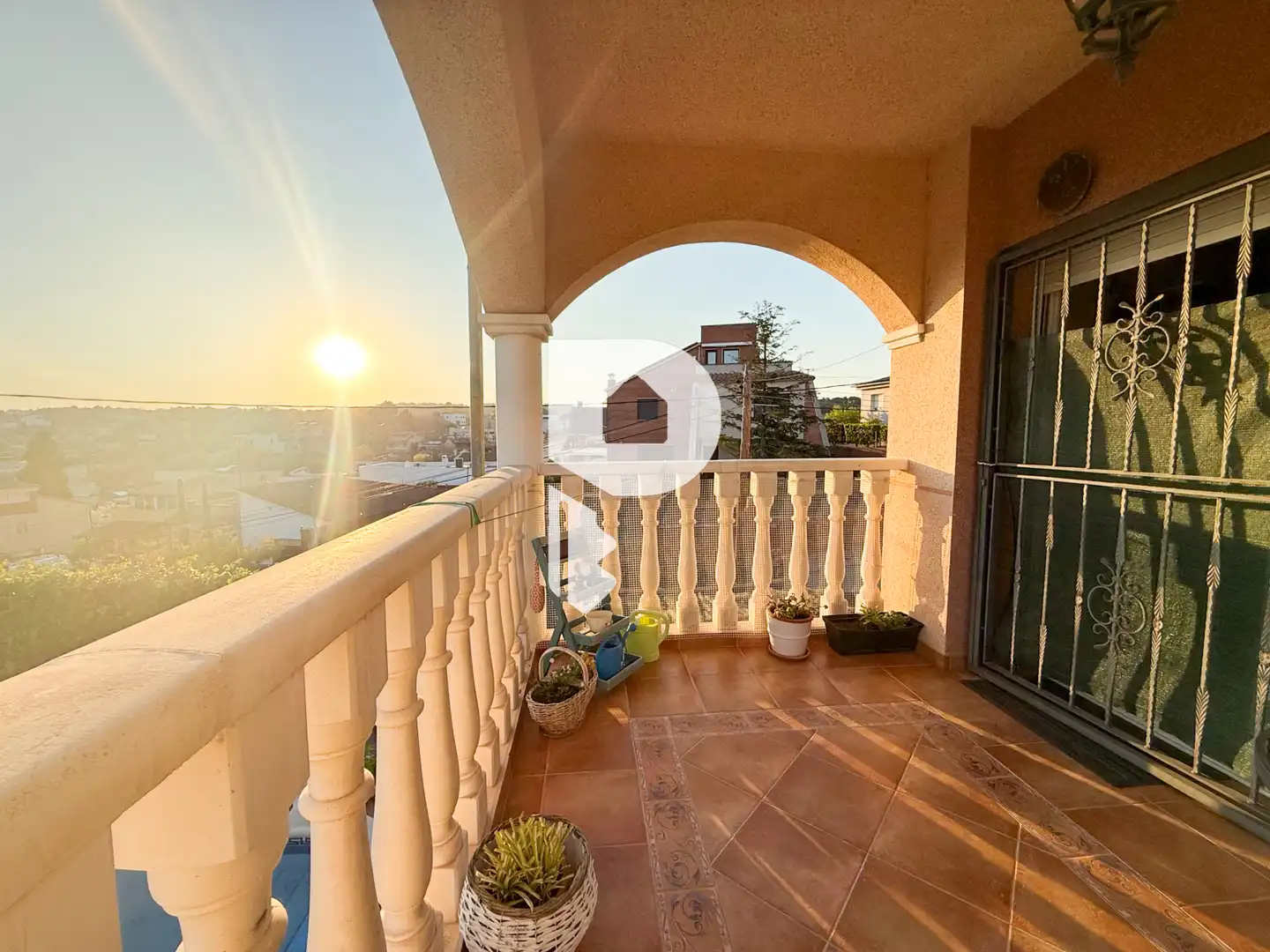 Terrassa de Casa o xalet en venda en Sant Esteve Sesrovires amb Aire condicionat, Calefacció i Jardí privat