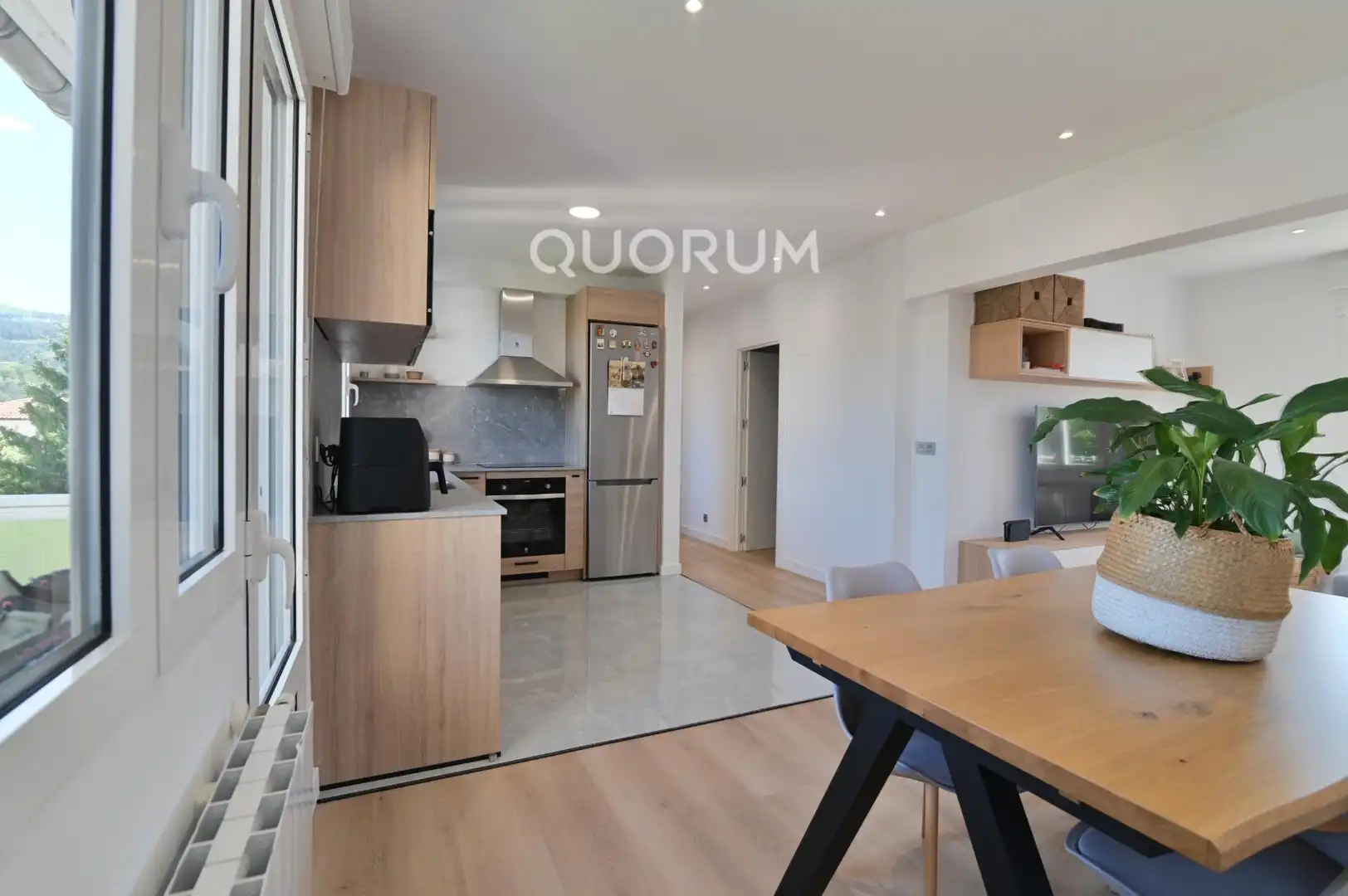 Küche von Wohnung zum Verkauf in Galdakao mit Heizung, Terrasse und Möbliert