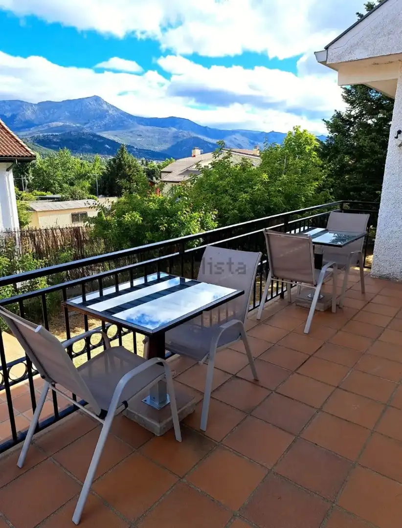 Terrassa de Casa o xalet de lloguer en Becerril de la Sierra amb Aire condicionat, Calefacció i Jardí privat
