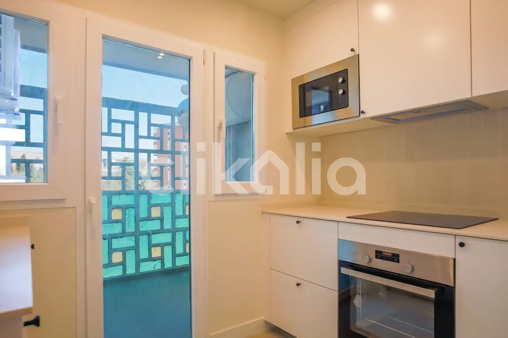 Küche von Wohnung zum Verkauf in Madrid mit Klimaanlage, Heizung und Terrasse