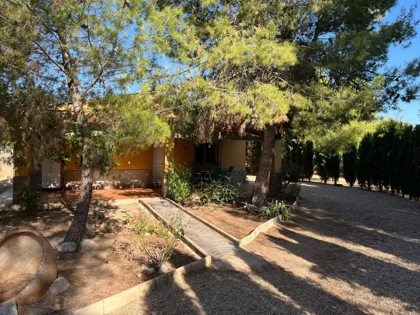 Vista exterior de Casa o chalet en venta en Villarrobledo con Aire acondicionado, Jardín privado y Terraza