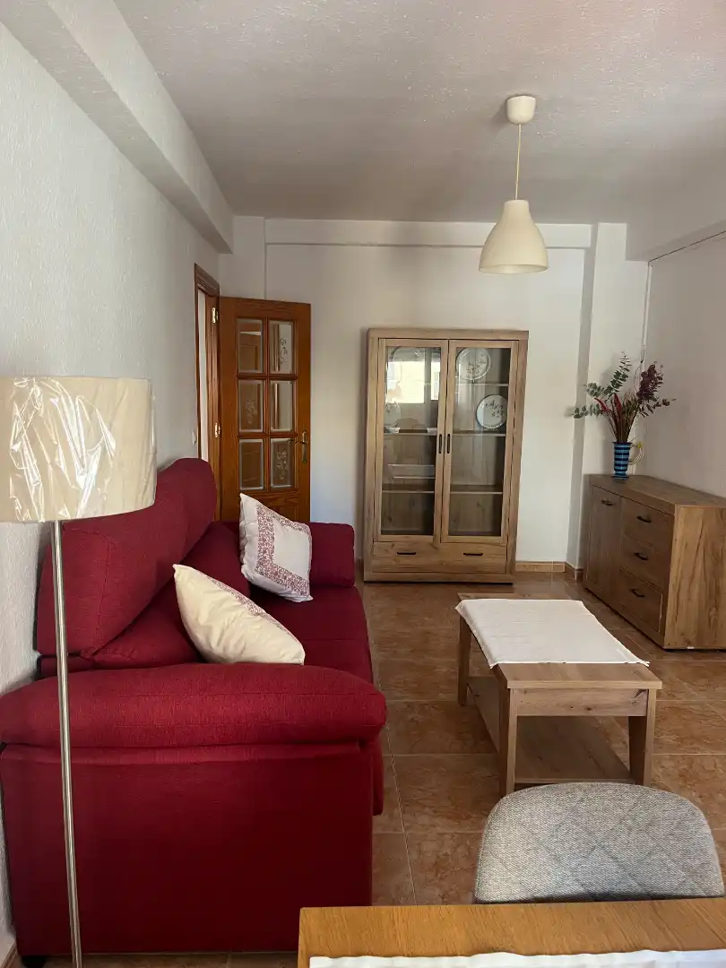 Sala de estar de Piso de alquiler en Málaga con Aire acondicionado y Amueblado