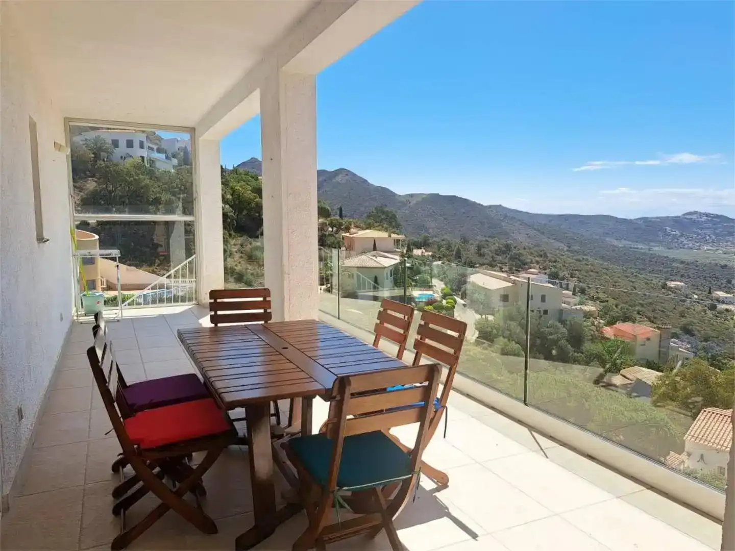 Terrassa de Casa o xalet de lloguer en Roses amb Aire condicionat i Piscina