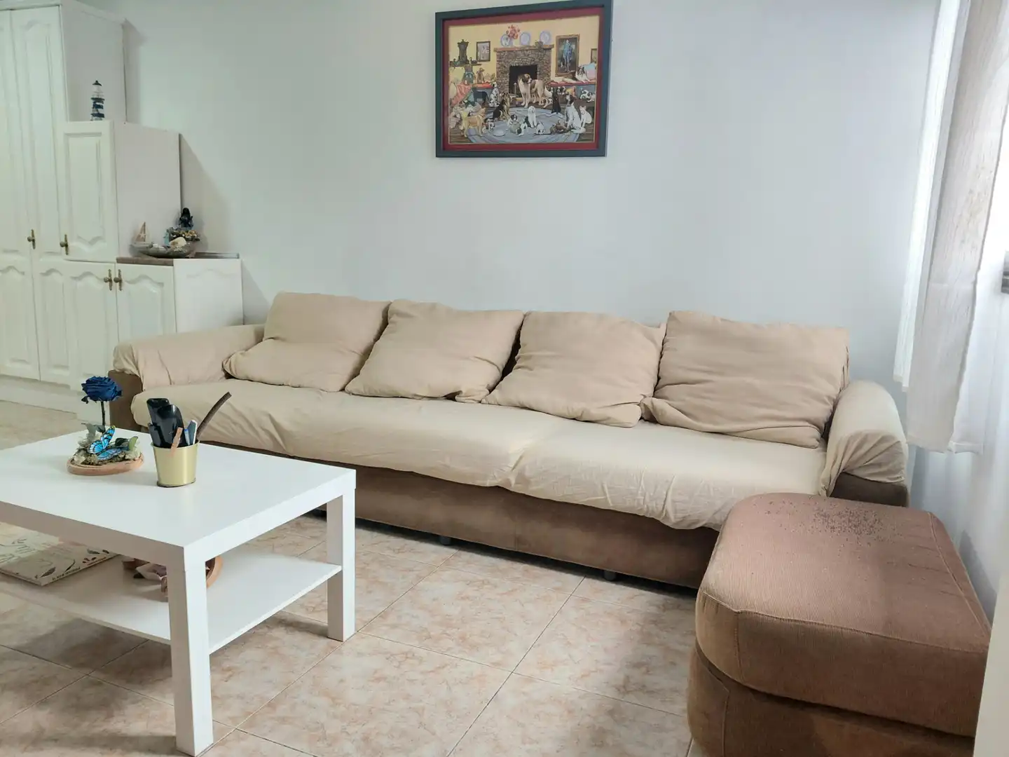 Living room of Flat for rent in Arucas  with Furnished, Oven and Washing machine