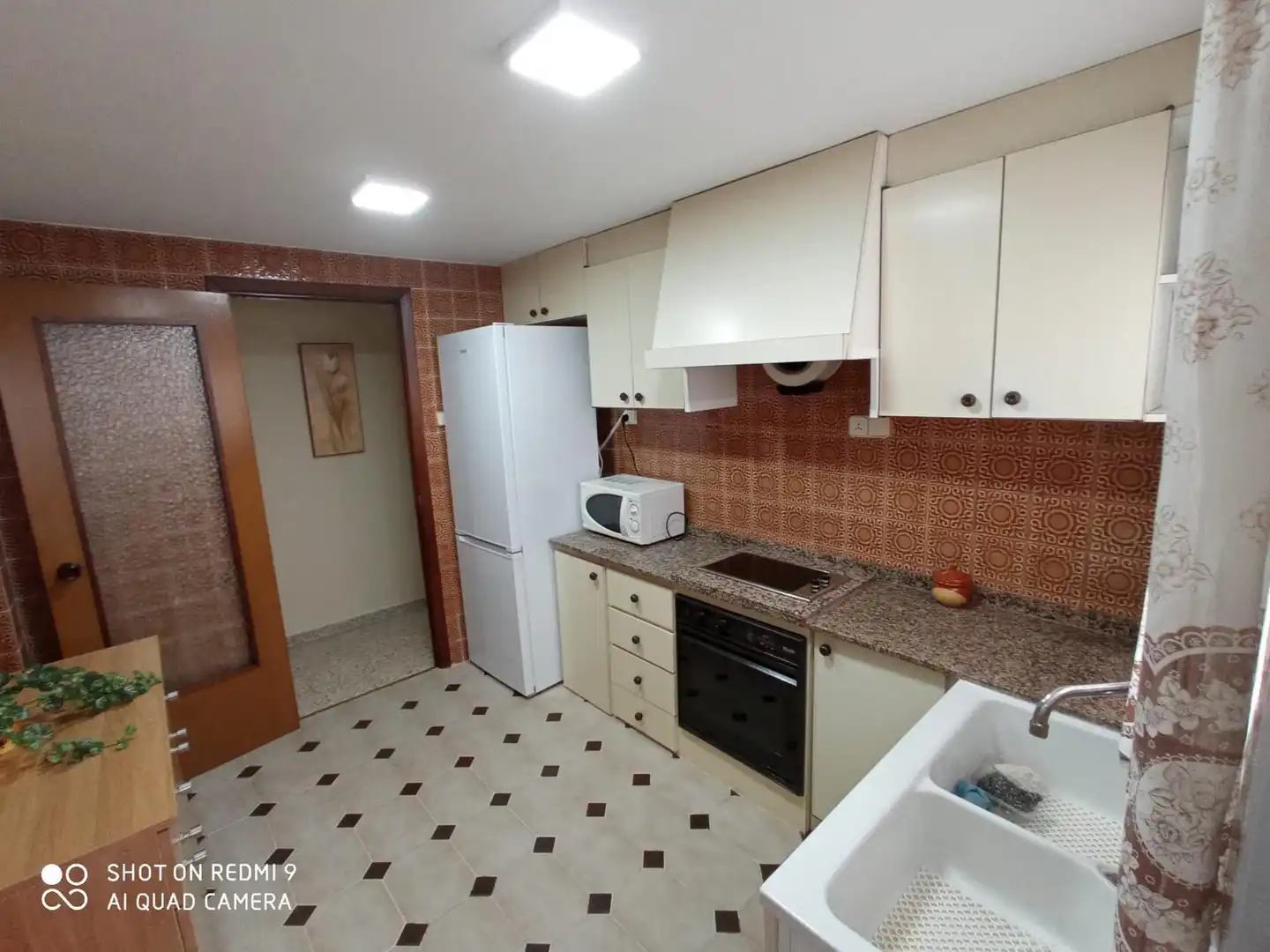 Kitchen of Flat for rent in Valencia  with Air Conditioner, Furnished and Oven