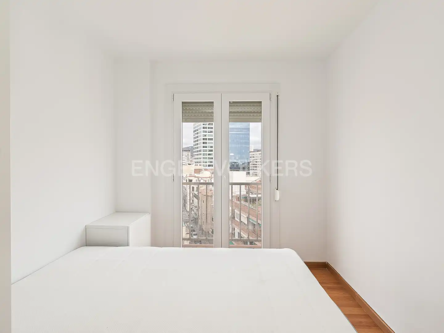 Bedroom of Flat for rent in Barcelona  with Air Conditioner, Heating and Parquet flooring