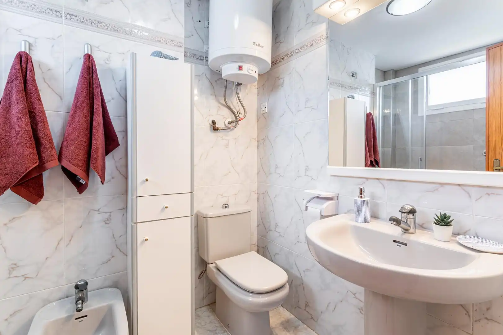Baño de Apartamento en venta en Dénia con Aire acondicionado, Calefacción y Terraza