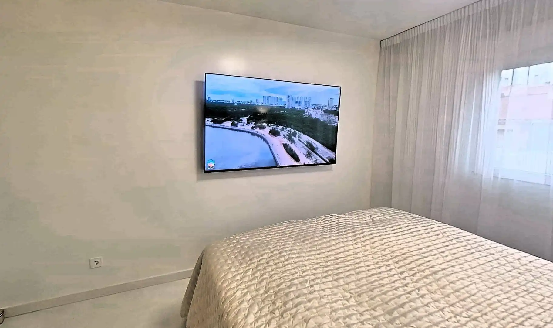 Dormitori de Apartament en venda en San Pedro del Pinatar amb Aire condicionat, Moblat i Balcó