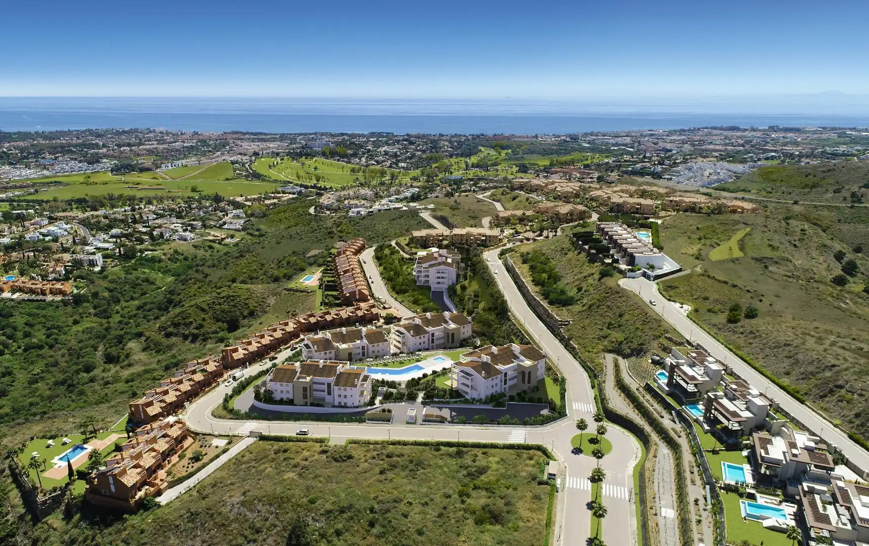 Vista exterior de Àtic en venda en Benahavís amb Aire condicionat, Calefacció i Jardí privat