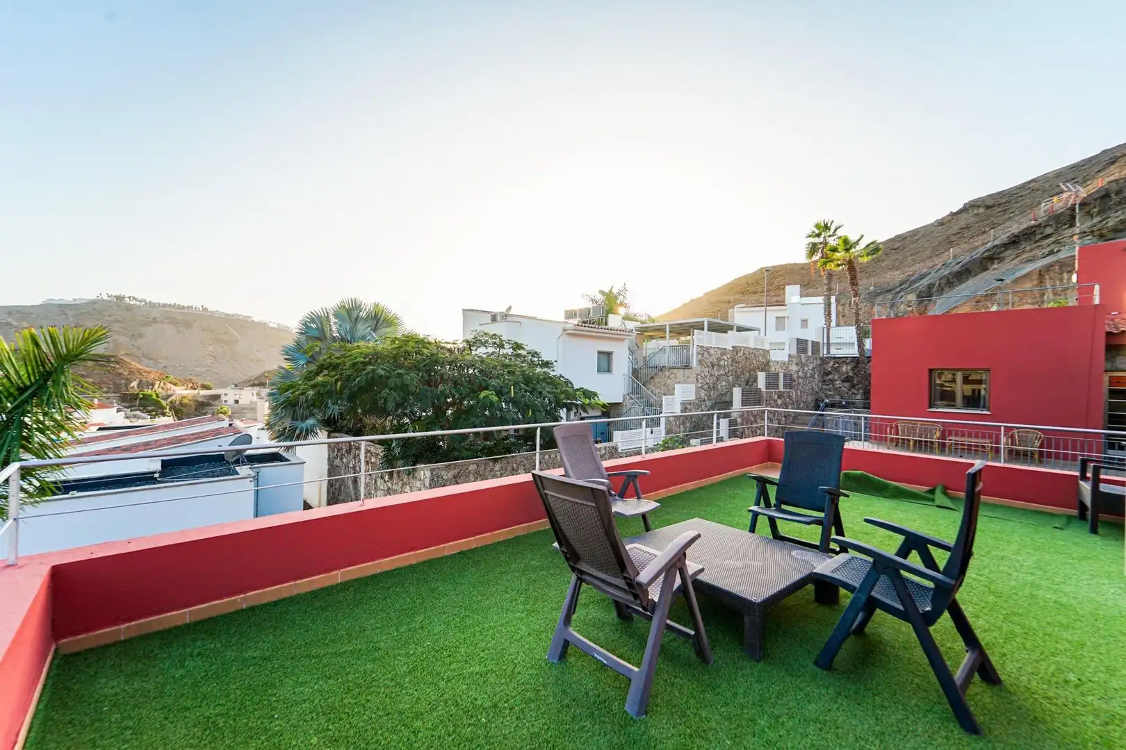 Terrassa de Casa o xalet en venda en Mogán amb Aire condicionat, Jardí privat i Terrassa