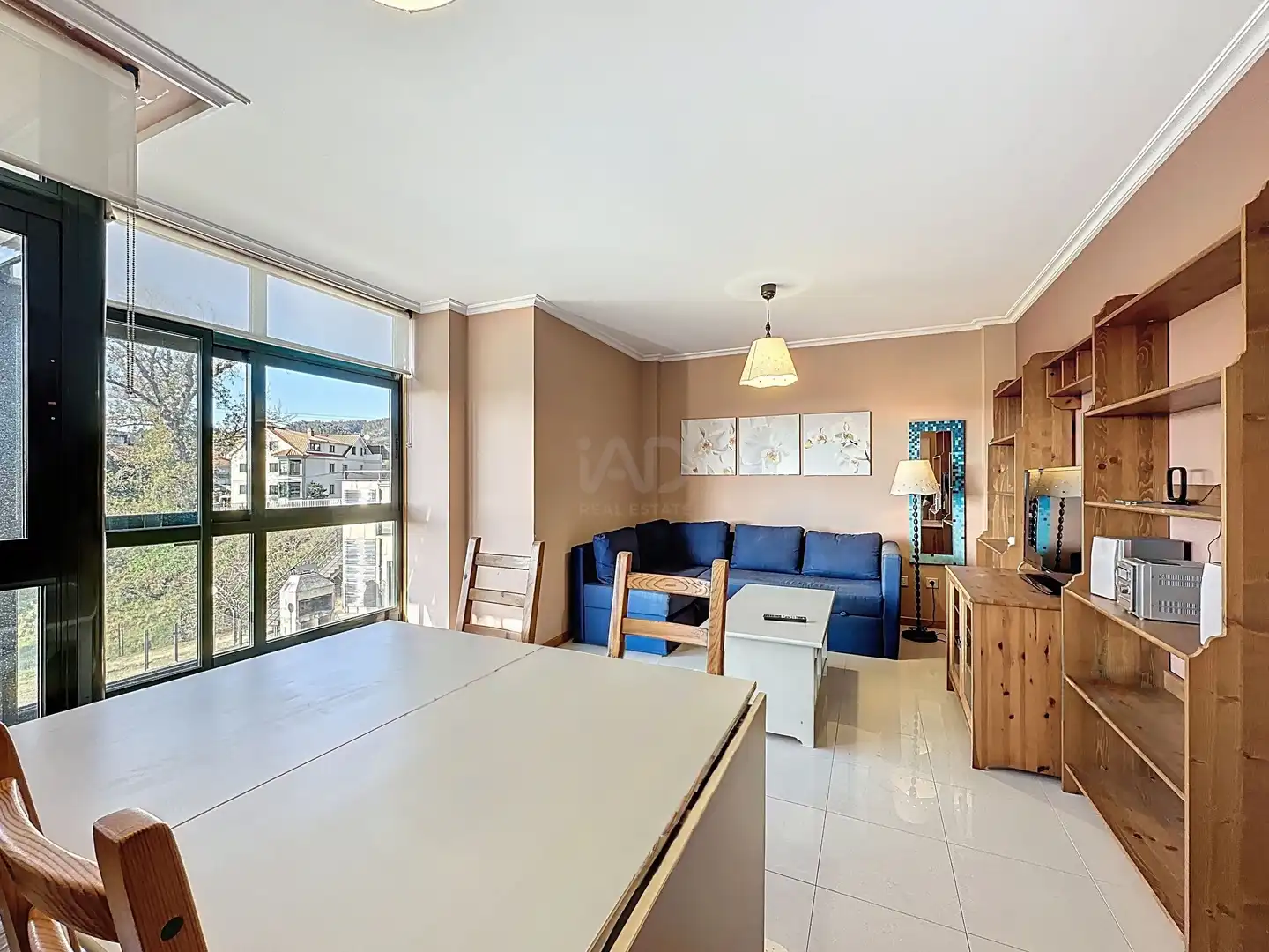 Living room of Flat for sale in Sanxenxo  with Air Conditioner, Heating and Terrace