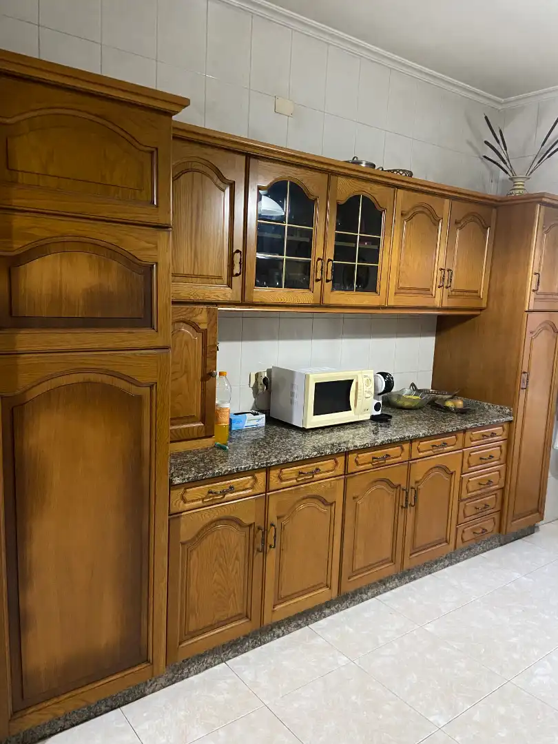 Cuina de Casa o xalet en venda en A Pobra do Caramiñal amb Calefacció, Jardí privat i Parquet