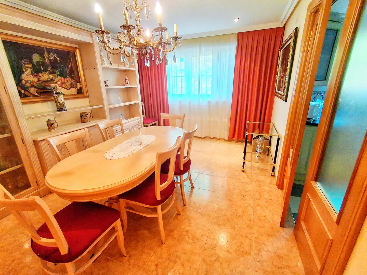 Dining room of Houses for sale in Vadocondes  with Heating, Private garden and Parquet flooring
