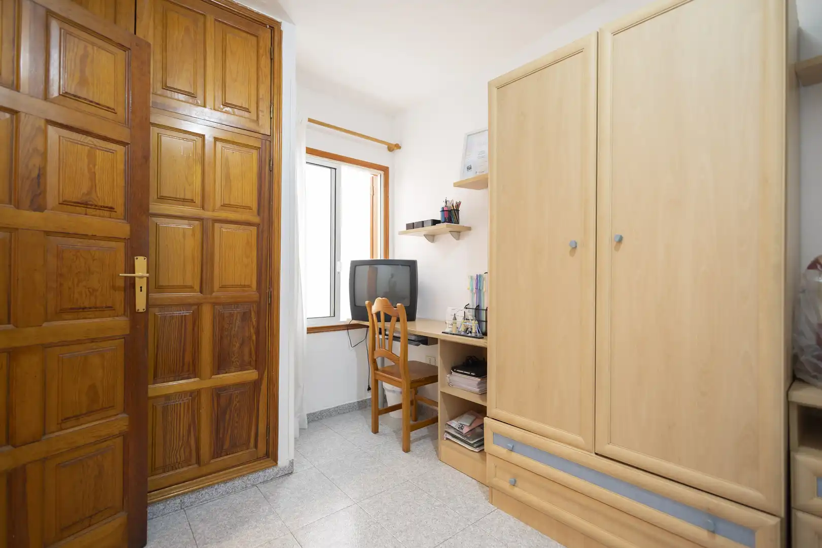 Bedroom of Flat for sale in Guía de Isora  with Terrace and Furnished