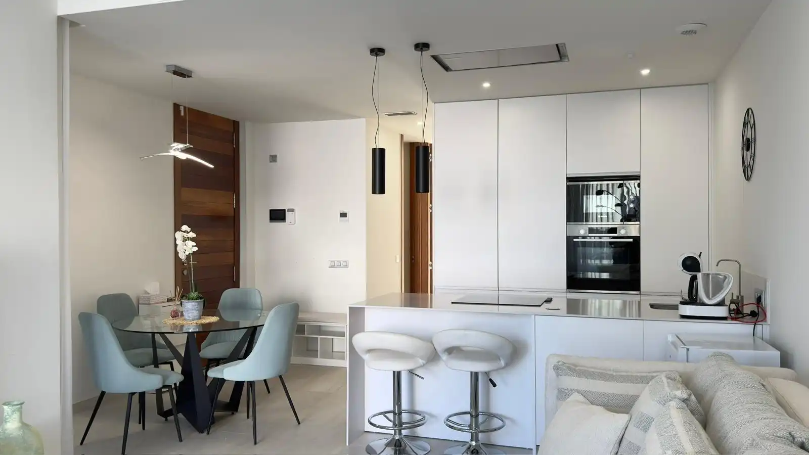 Cocina de Casa o chalet de alquiler en Finestrat con Aire acondicionado, Calefacción y Jardín privado