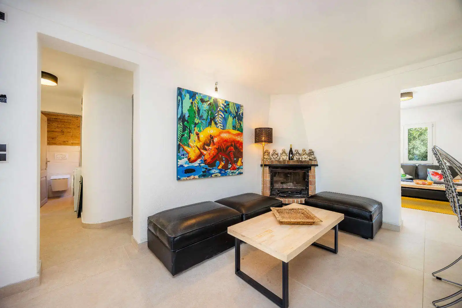 Sala d'estar de Casa o xalet en venda en Artà amb Aire condicionat, Terrassa i Moblat