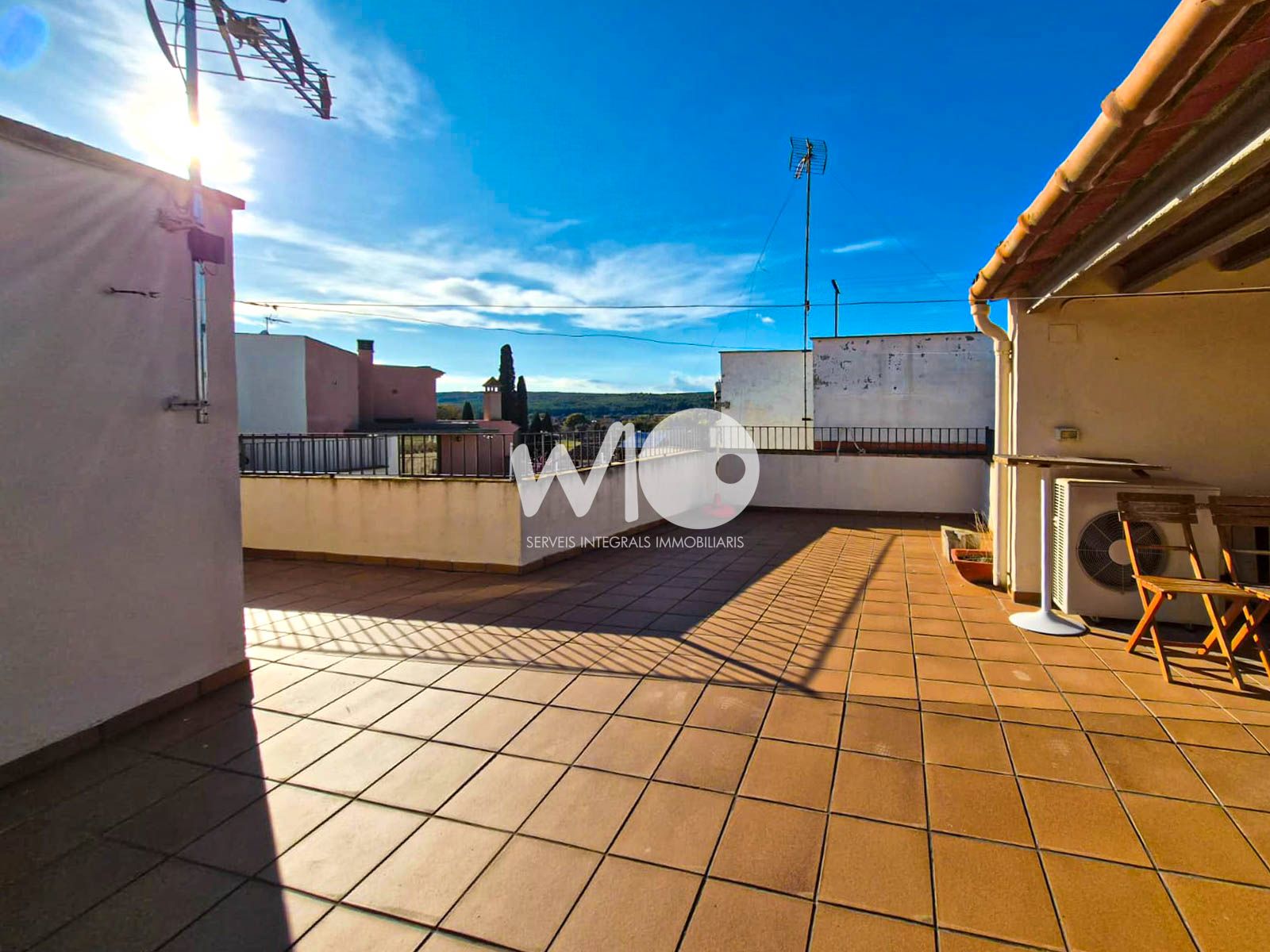 Terraza de Piso de alquiler en Ventalló con Aire acondicionado, Calefacción y Balcón