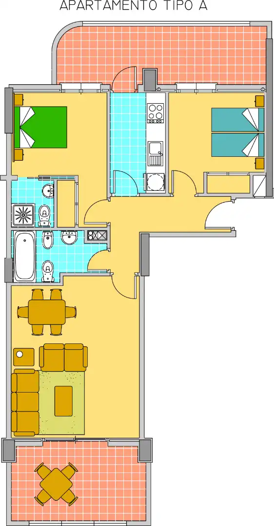 Apartamento en venta en Calpe / Calp con Aire acondicionado, Terraza y Amueblado