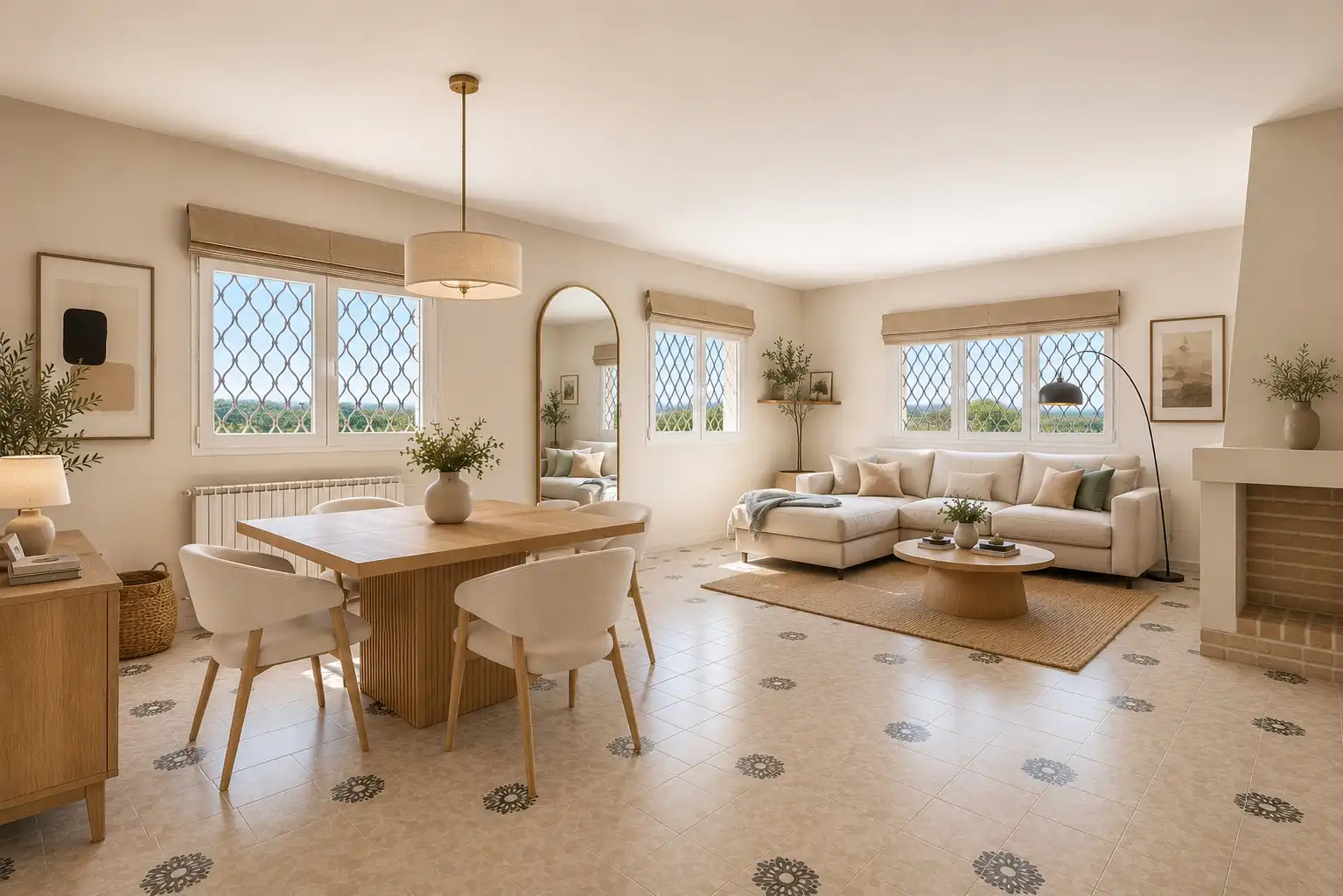 Living room of Houses for sale in Valdemorillo  with Heating, Private garden and Terrace