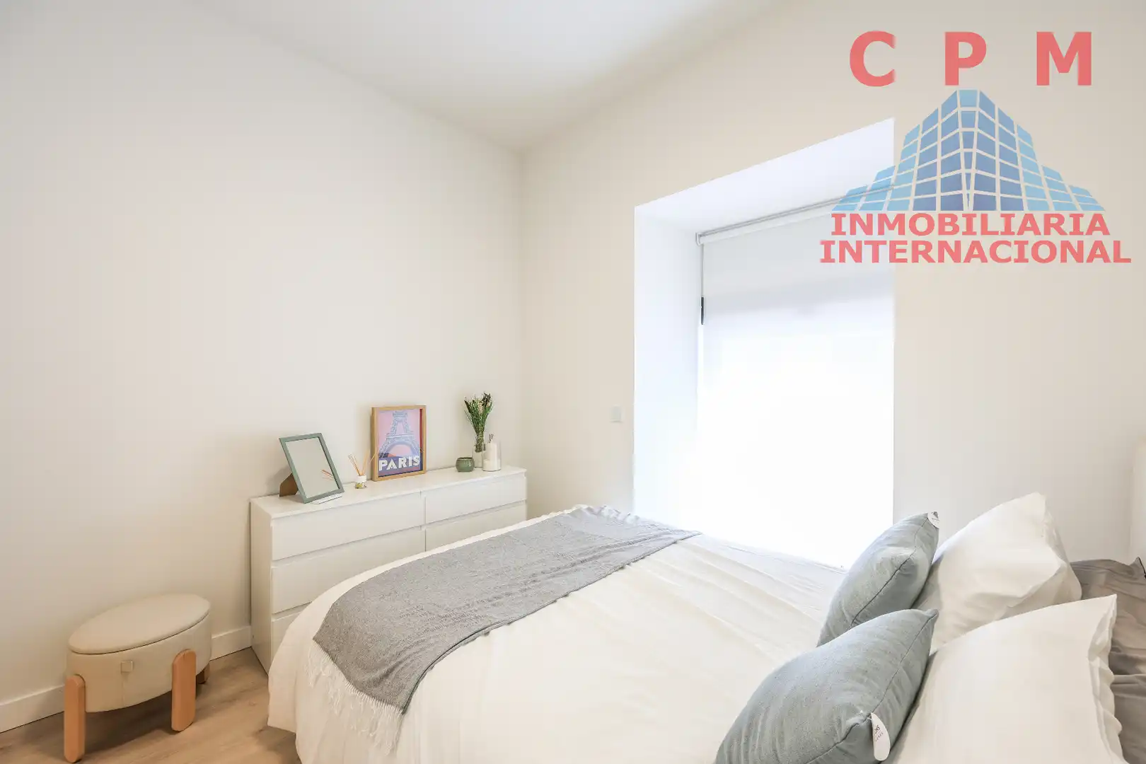 Schlafzimmer von Maisonette zur Miete in Madrid mit Klimaanlage, Heizung und Parkett