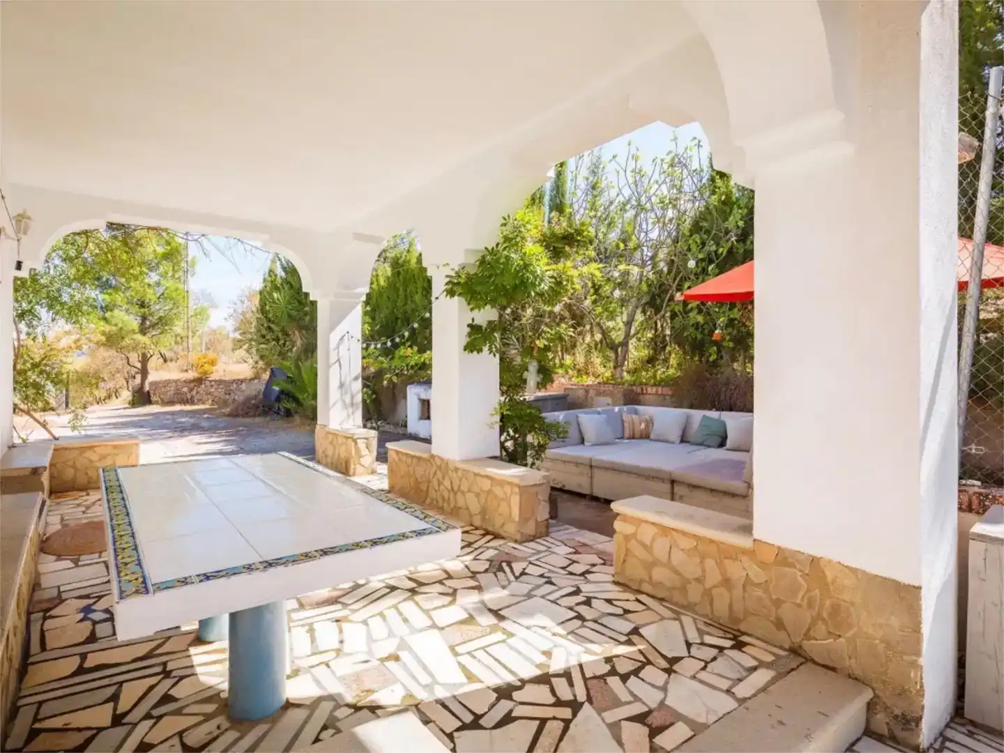 Terrasse von Wohnung zum Verkauf in Ronda mit Privatgarten, Abstellraum und Schwimmbad