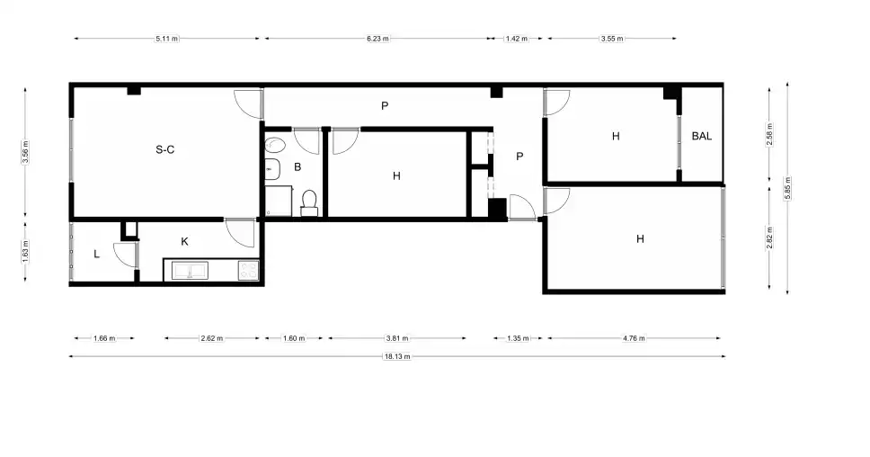 Piso en venta en  Palma de Mallorca