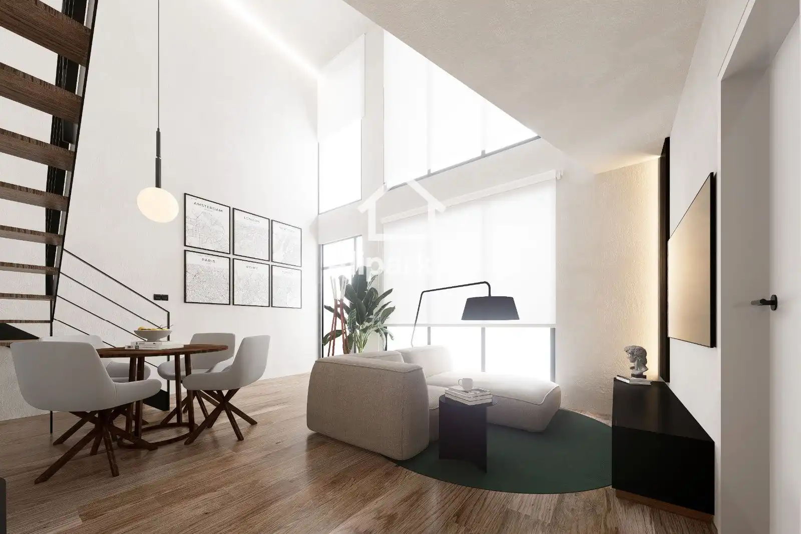 Sala d'estar de Dúplex en venda en Alicante / Alacant