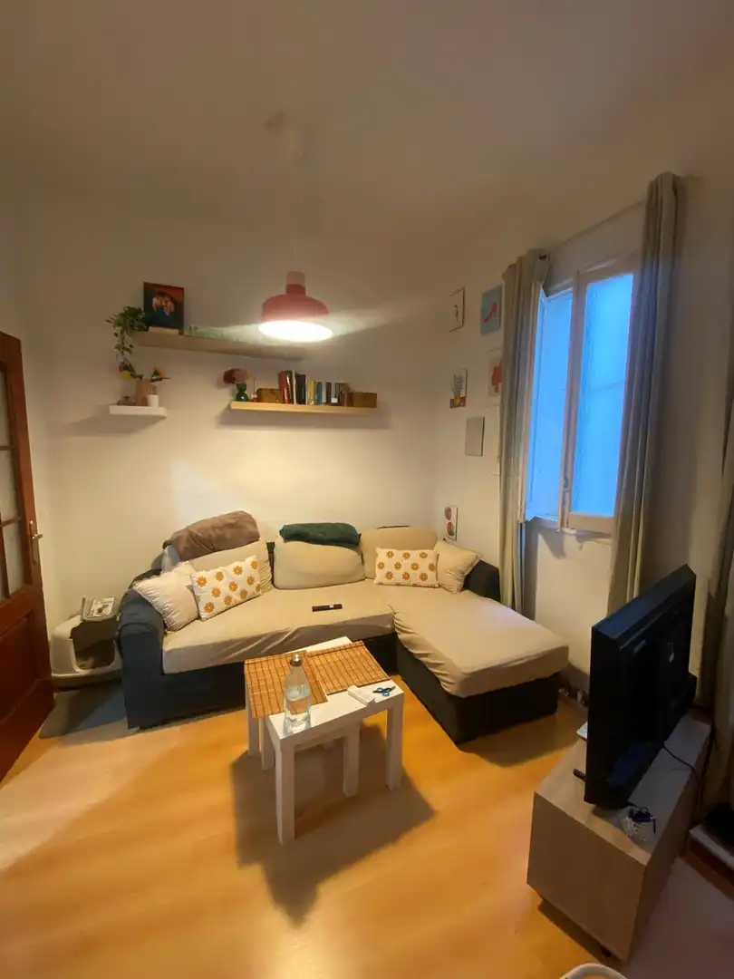 Sala de estar de Piso de alquiler en Madrid con Amueblado