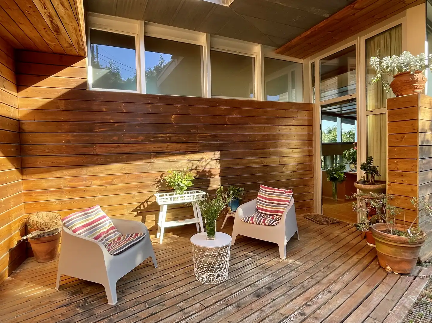 Terraza de Casa o chalet de alquiler en Nigrán con Calefacción, Jardín privado y Parquet