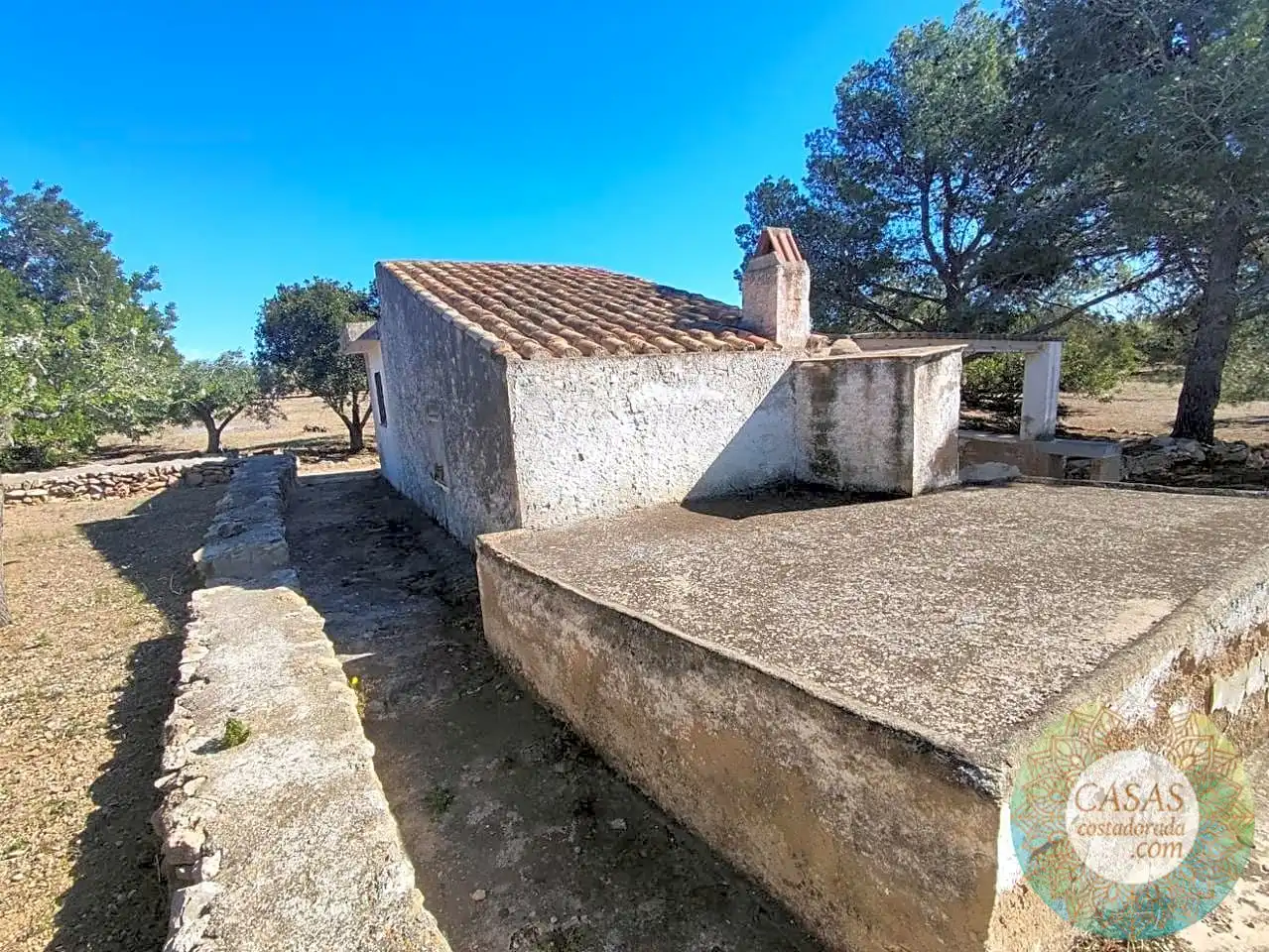 Vista exterior de Finca rústica en venda en L'Ametlla de Mar 