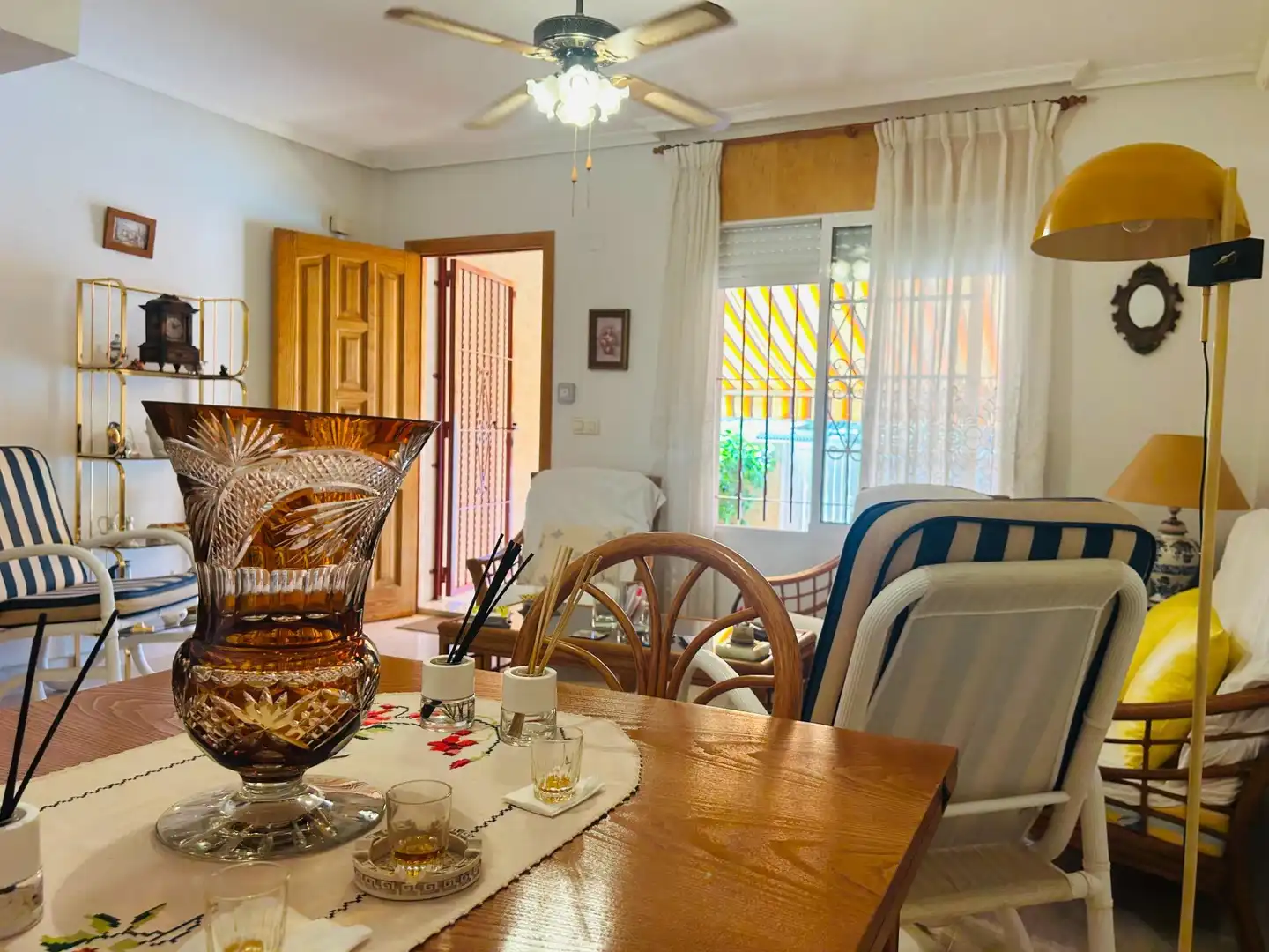 Esszimmer von Einfamilien-Reihenhaus zum Verkauf in San Javier mit Klimaanlage, Terrasse und Möbliert