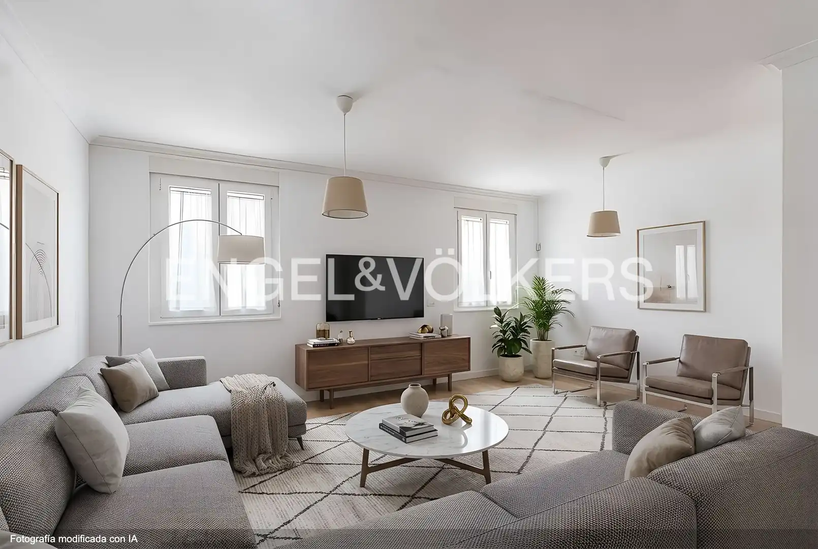 Sala d'estar de Apartament de lloguer en Madrid amb Aire condicionat, Calefacció i Es permeten mascotes