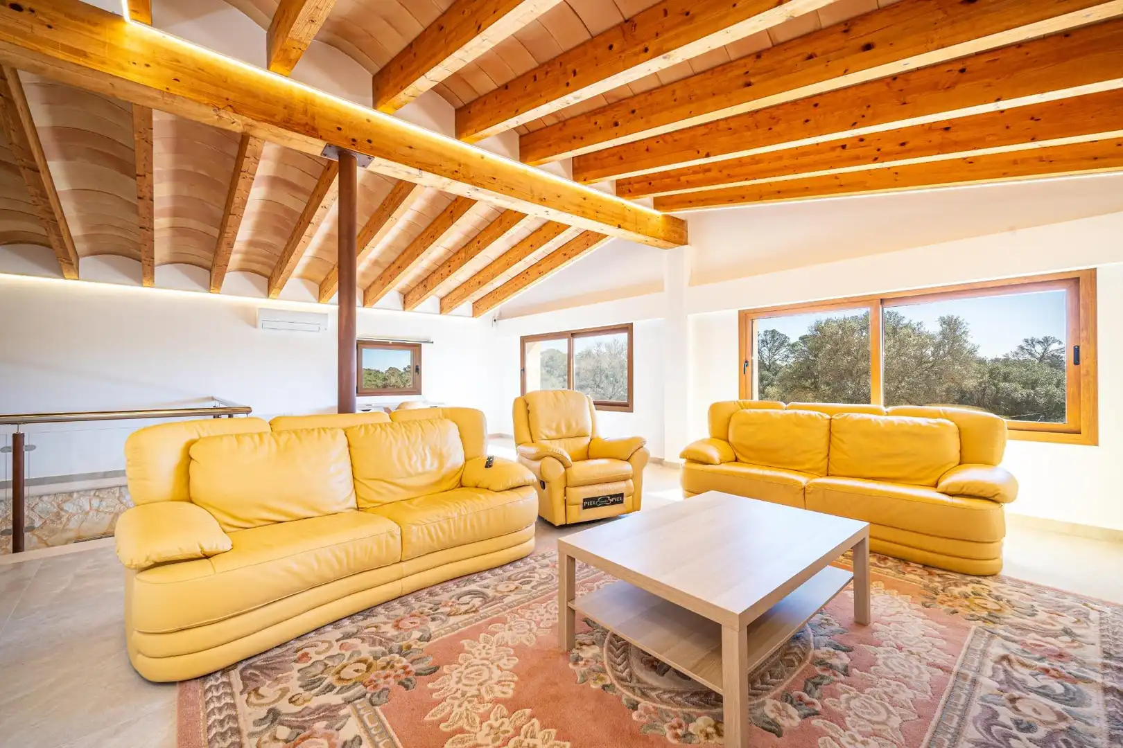 Sala de estar de Finca rústica de alquiler en Llucmajor