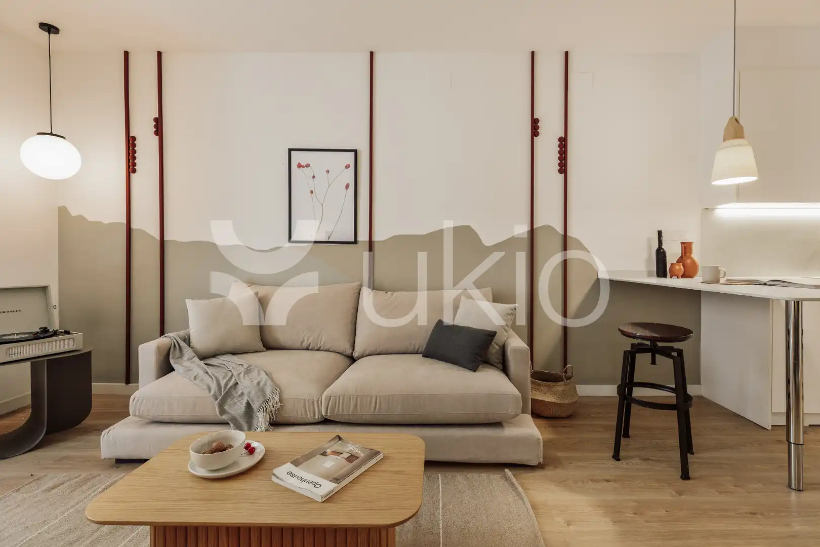 Living room of Apartments for rent in Barcelona  with Heating, Furnished and Oven